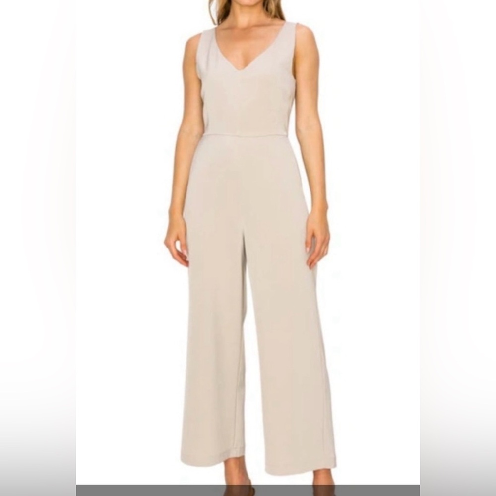 MELLODAY Chic Brown Jumpsuit